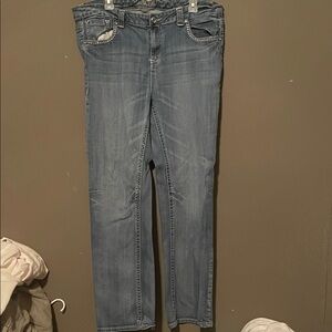 Grace in LA Faded Blue Jeans